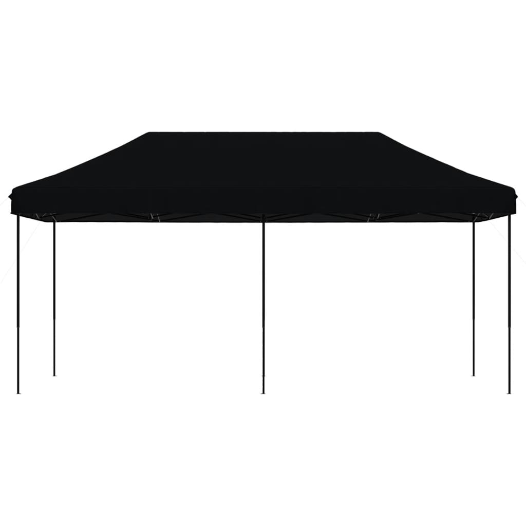 Vidaxl Partytent flappbar Pop-up 580x292x315 cm schwaarz