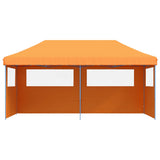 Vidaxl Partytent Faltbares Popup mit 3 Seitenwänden Orange