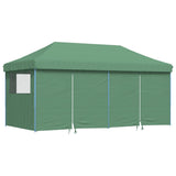 Vidaxl Partytent Polable Polable avec 4 murs latéraux verts