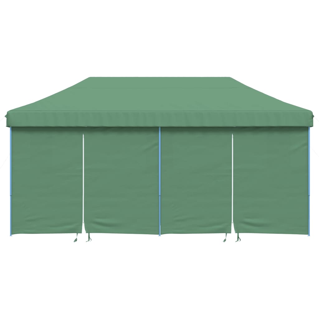 Vidaxl Partytent Foldable Pop-Up With 4 Side Walls Green