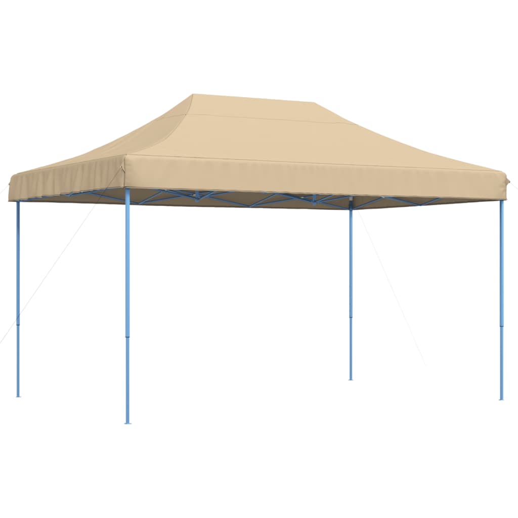 Vidaxl Partyentalt flappbar Pop-up 440x292x315 cm Bige