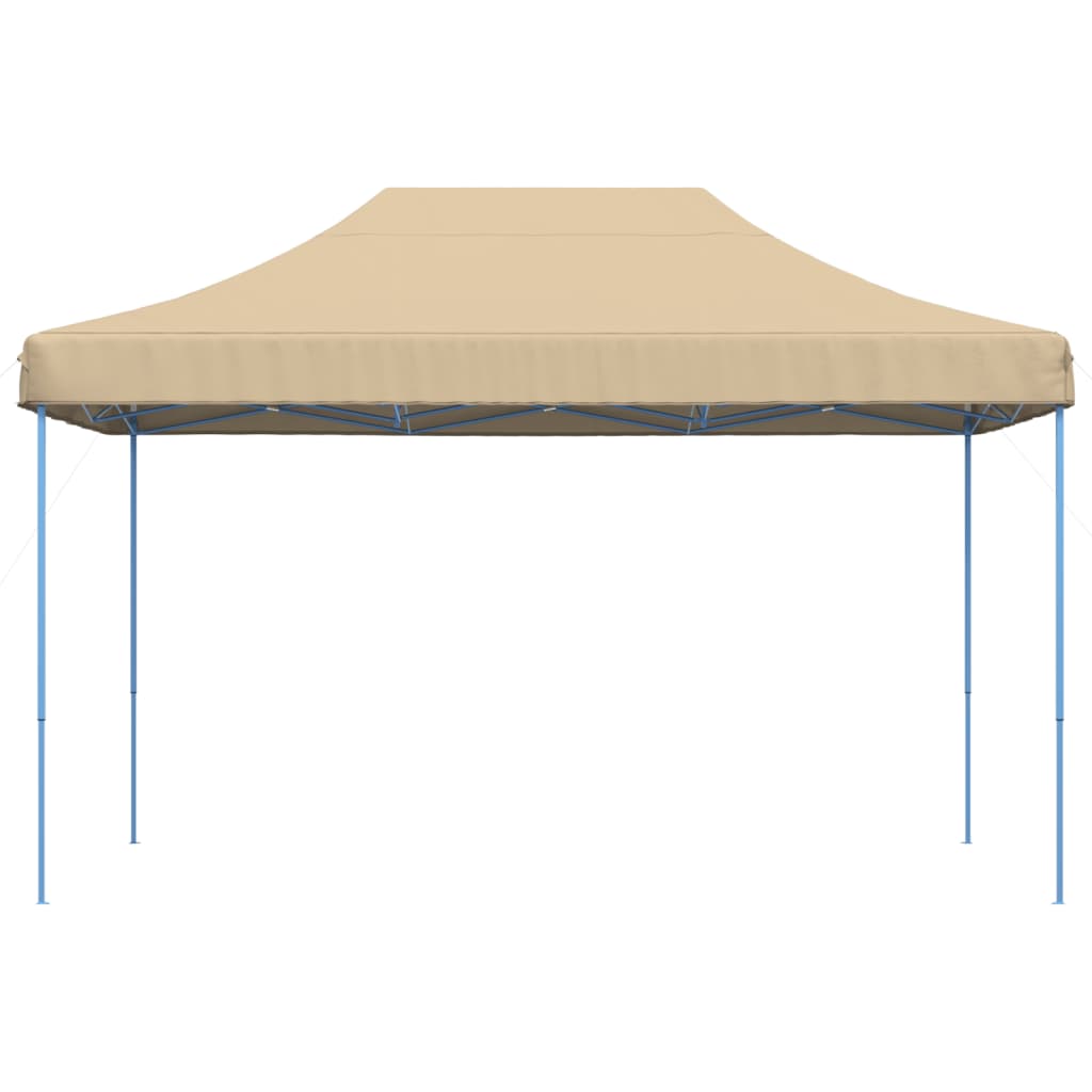 Vidaxl PartyTent Skládací vyskakovací okno 440x292x315 cm beige