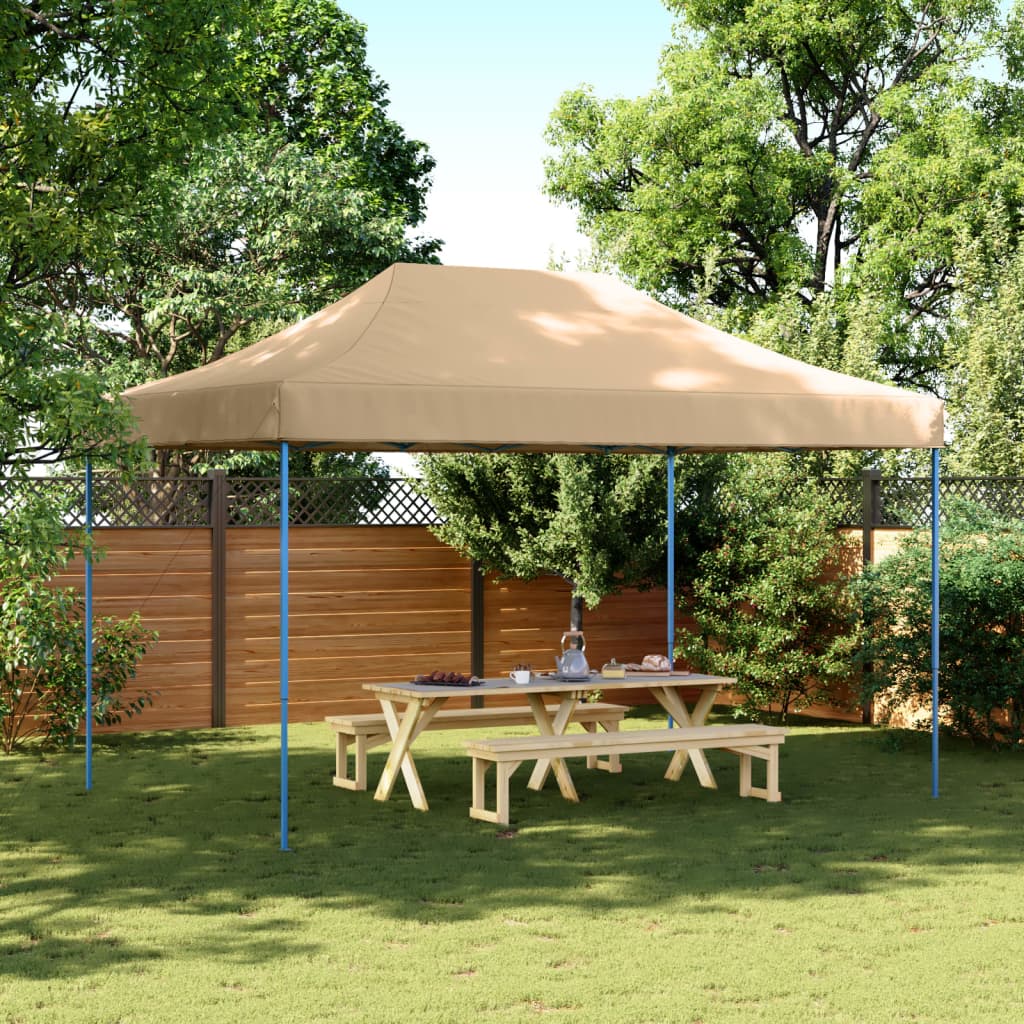 Vidaxl PartyTent Pop-up pieghevole 440x292x315 cm beige