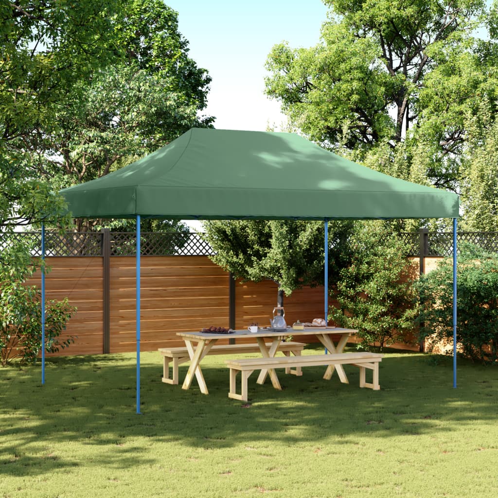 Vidaxl PartyTent Składane wyskakujące okienko 440x292x315 cm zielone