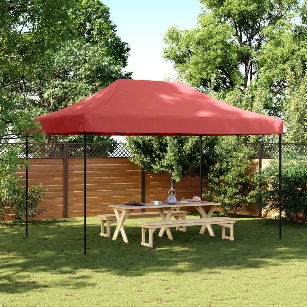 Vidaxl PartyTent Foldbar Pop-Up 440x292x315 cm Bordeaux Red