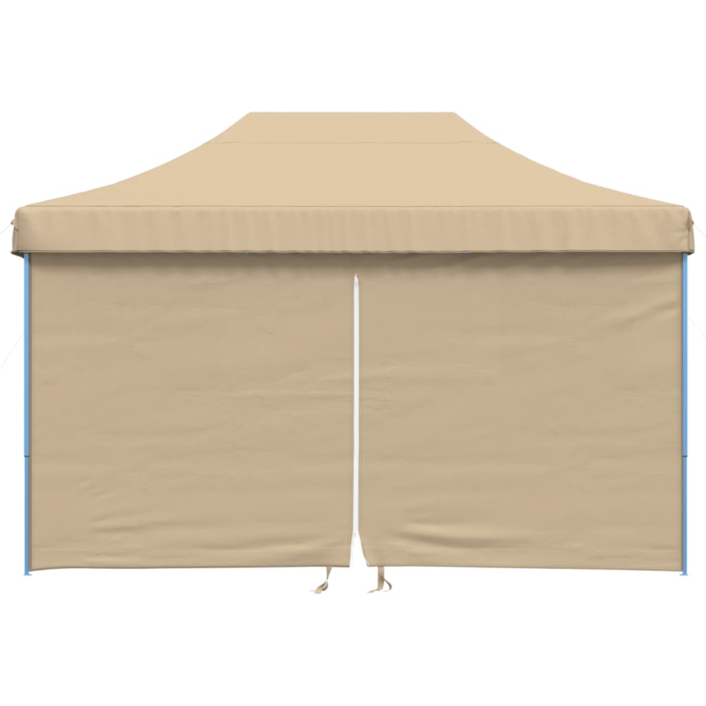 Vidaxl PartyTent Pobles emergentes con 4 paredes laterales beige