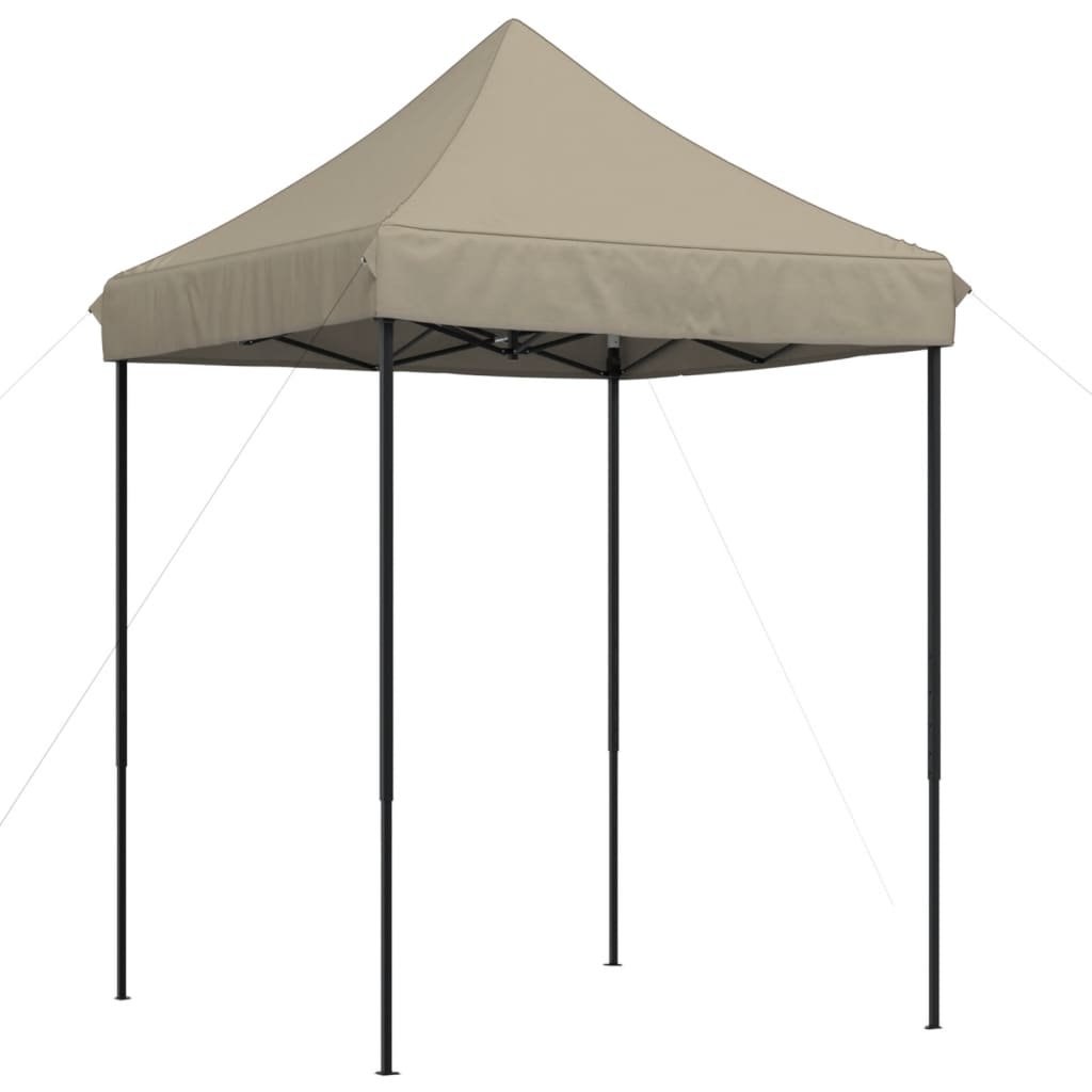 Vidaxl Partytent Foldable Popup 200x200x306 cm Taupe