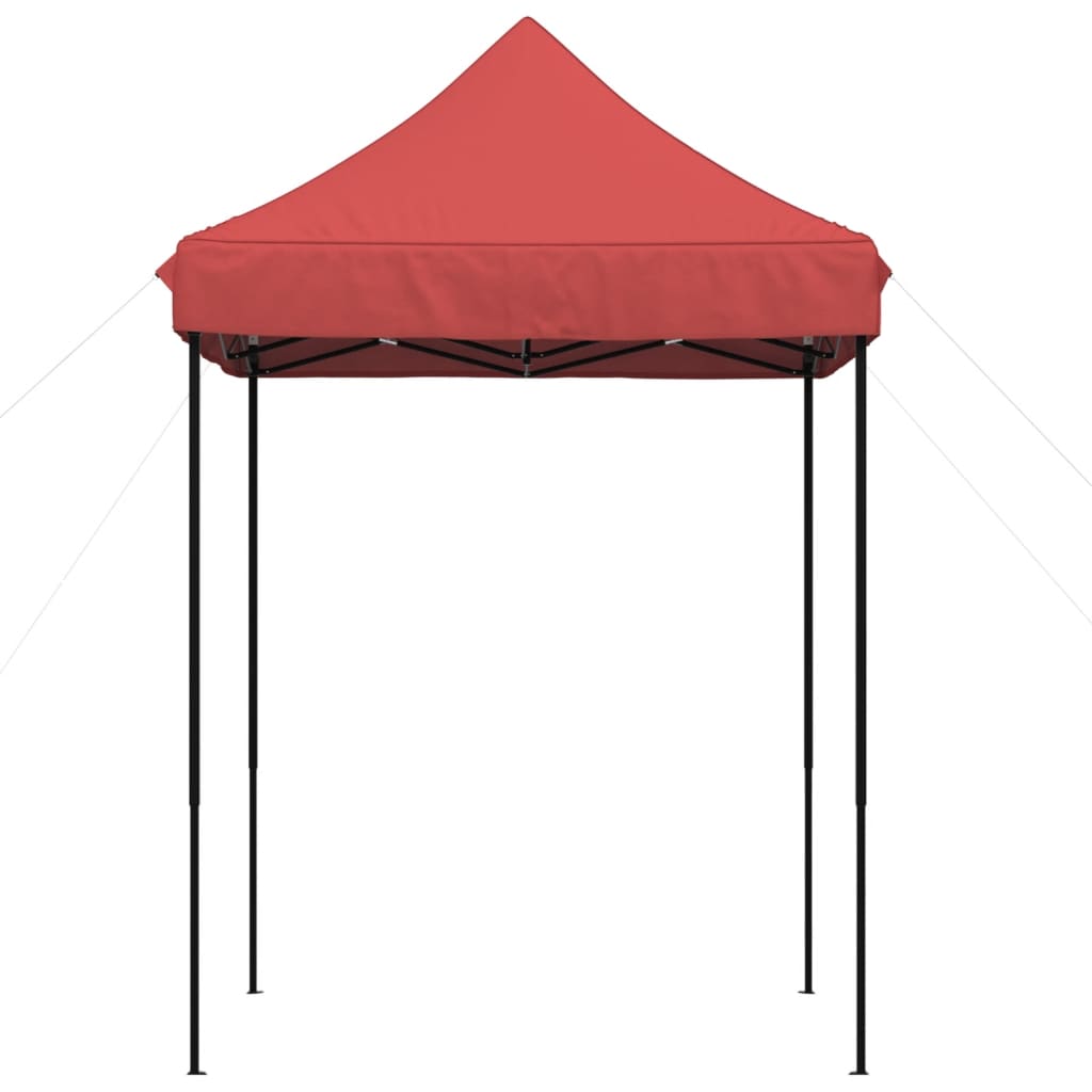 Vidaxl Partyentkomplett flappbar Pop-up 200x200x306 cm Bordeaux rout