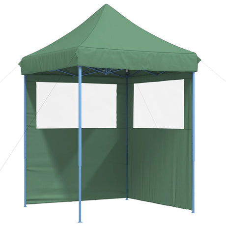 Vidaxx foldable pop-up party tent with 2 side walls green