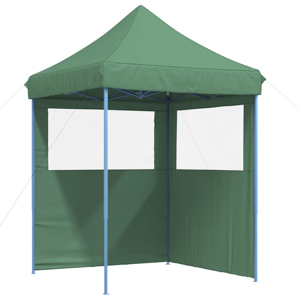 Vidaxl PartyTent Plegable plegable con 2 paredes laterales Verdes