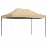 VidaXL Partytent Foldable Pop-Up 410x279x315 cm Beige