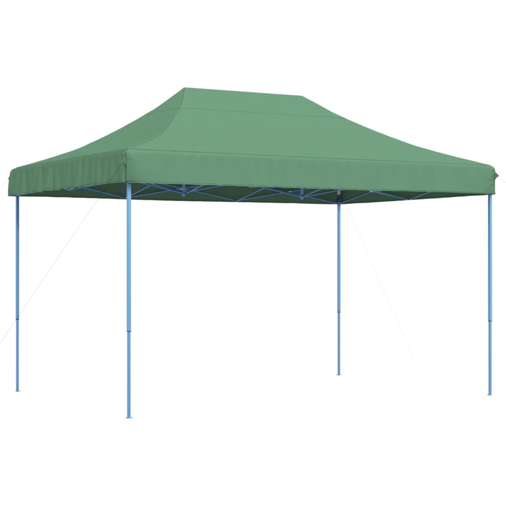 Vidaxl Partytent zložljivo pojavno okno 410x279x315 cm zelena