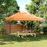 Vidaxl PartyTent Skládací vyskakovací okno 410x279x315 cm oranžová