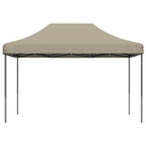 Vidaxl PartyTent Składane wyskakujące okienko 410x279x315 cm taupe