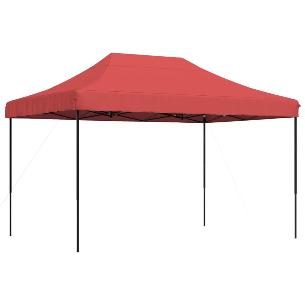 Vidaxl PartyTent Foldable Pop-up 410x279x315 cm Bordeaux Red