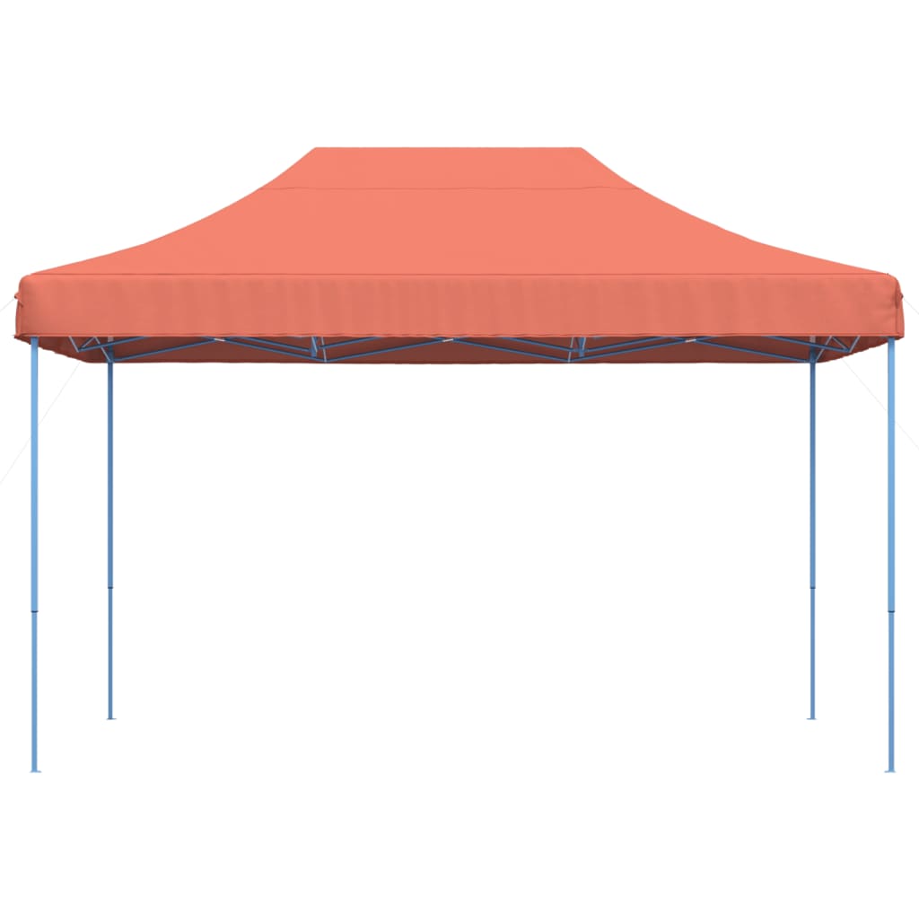 Vidaxl Partytent zložljivo pojavno okno 410x279x315 cm terakota