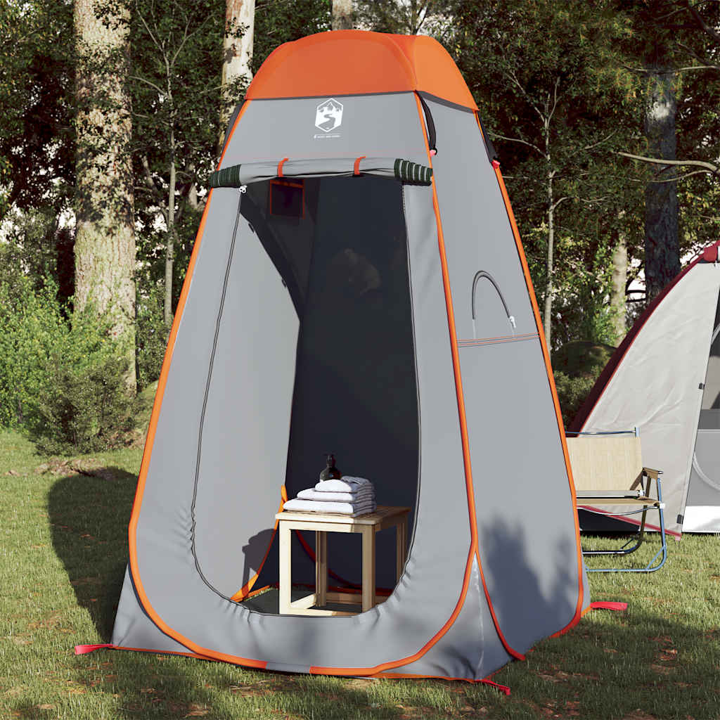 Vidaxl Privacy Tent Pop-up Waterdich Grey and Orange