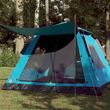 Vidaxl Dome Stan 5-Person Fast Release Blue