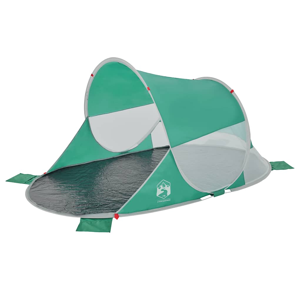 Vidaxl beach tent pop-up waterproof sea green