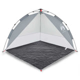 VidaXL beach tent Waterproof Fast Disconnecting Gray