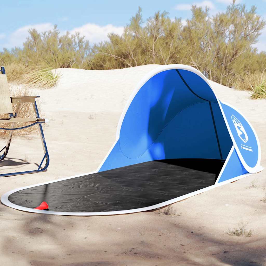 Vidaxl Beach Tält Pop-up Waterproof Azure Blue