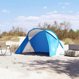 Vidaxl Beach Tenda per 2 persone pop-up impermeabile azzurro blu