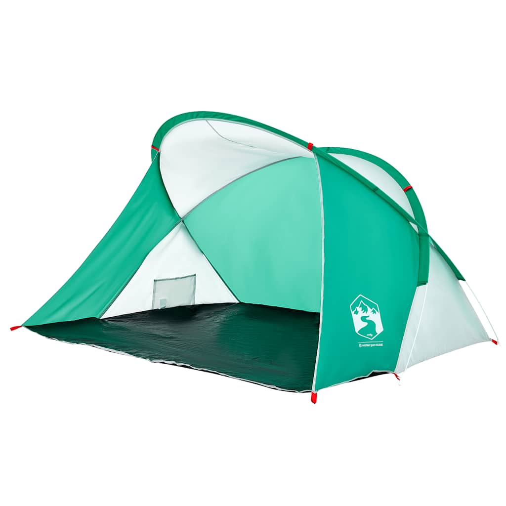 Vidaxl Beach Tenda per 2 persone Pop-up Waterproof Sea Green