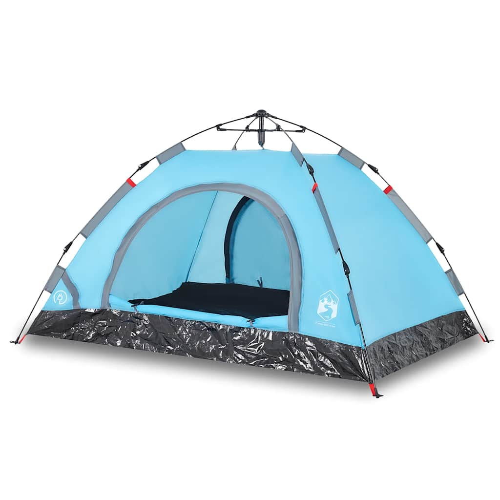 Tenda Vidaxl Rilascio veloce per 2 persone blu