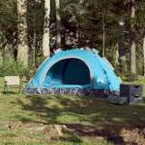 Vidaxl Tent 3 Person Fast Release Blue