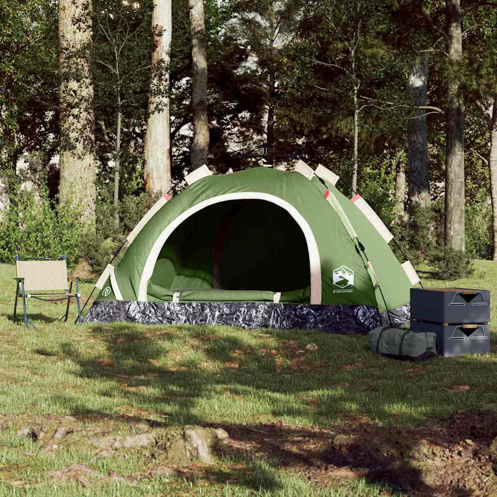 Vidaxl Tent 4 persone Release Fast Green