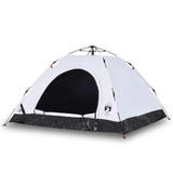 VidaXL Tent 5-person fast release blackout fabric white