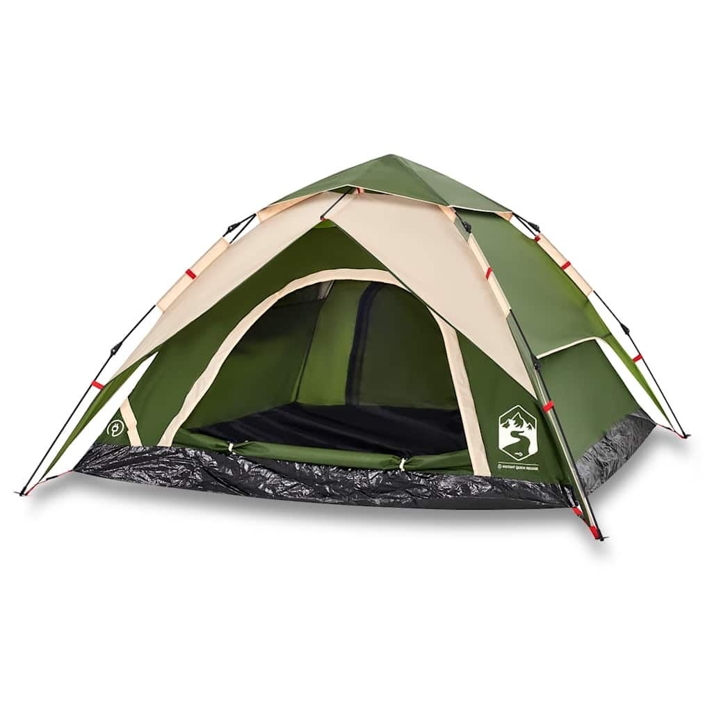 Vidaxl Dome Tent 4-Persona Fast Release Green