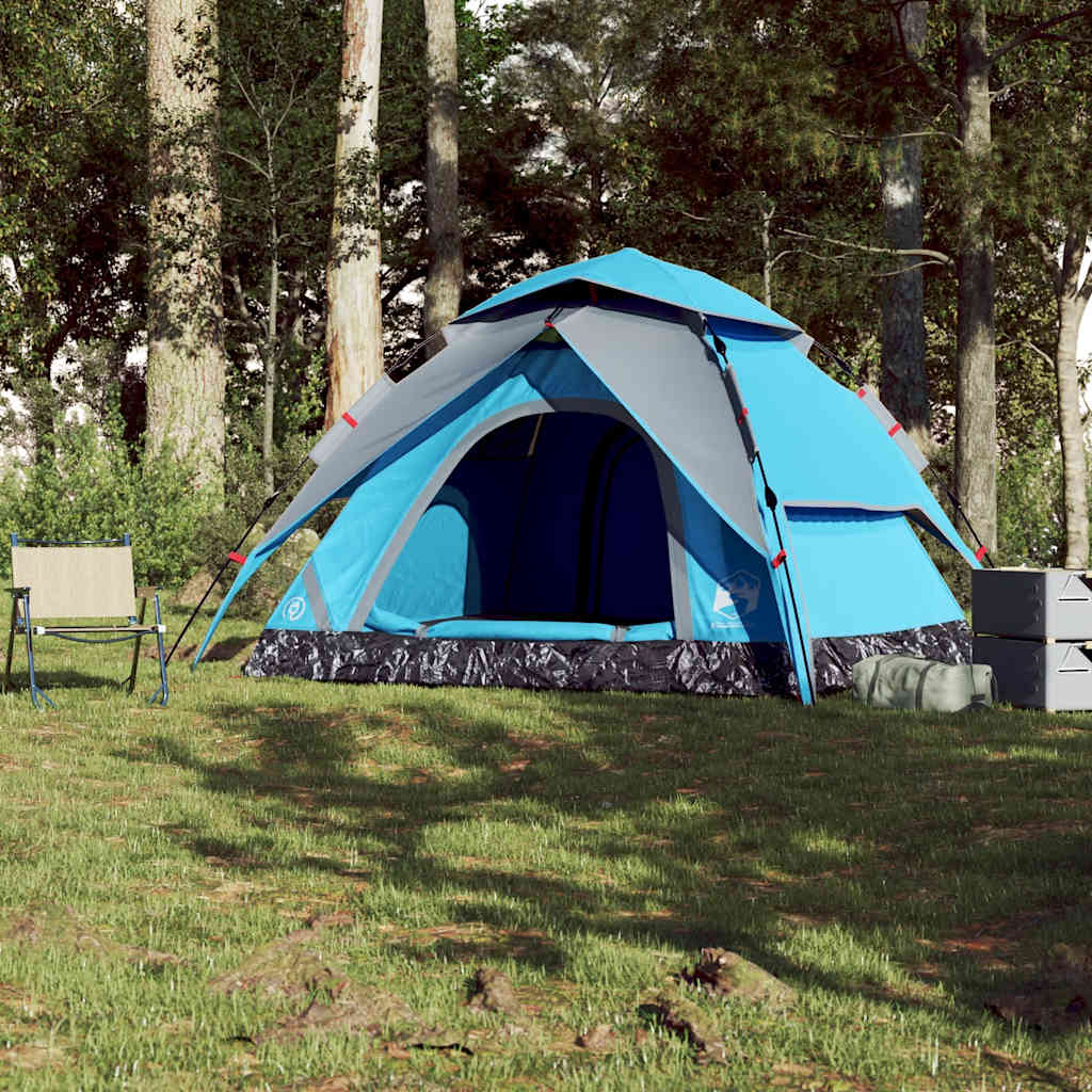 VidaXL Dome tent 5-person fast release blue