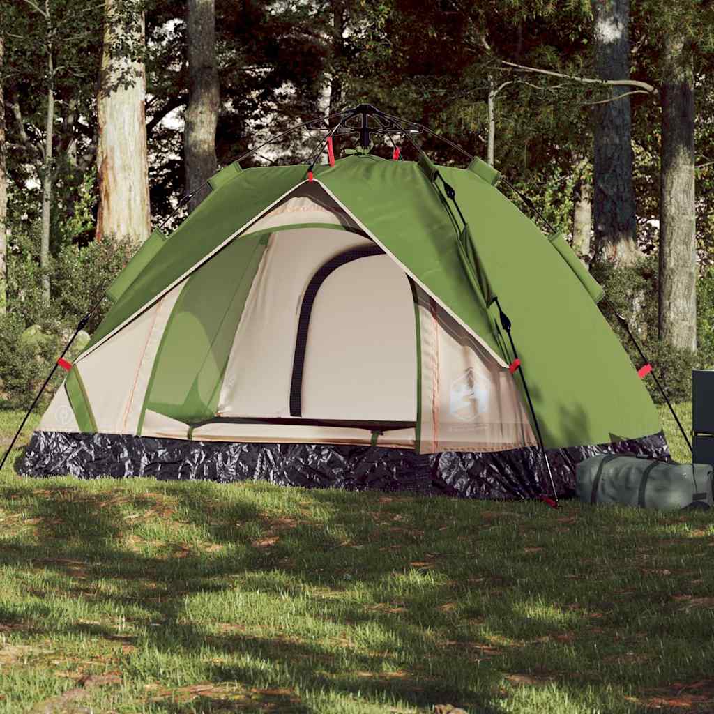 VidaXL Dome tent 2-person fast release green