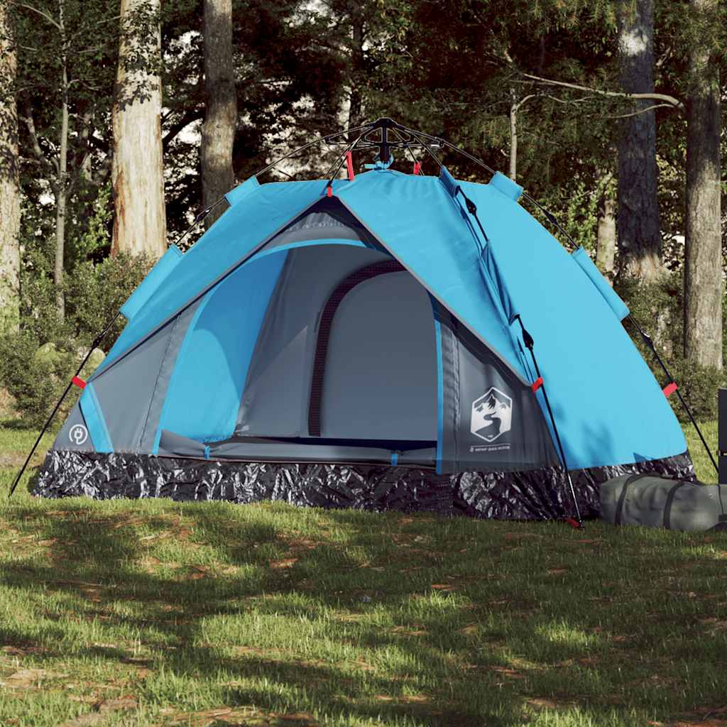 Vidaxl Dome Tent 2-osobowy szybki wydanie niebieski