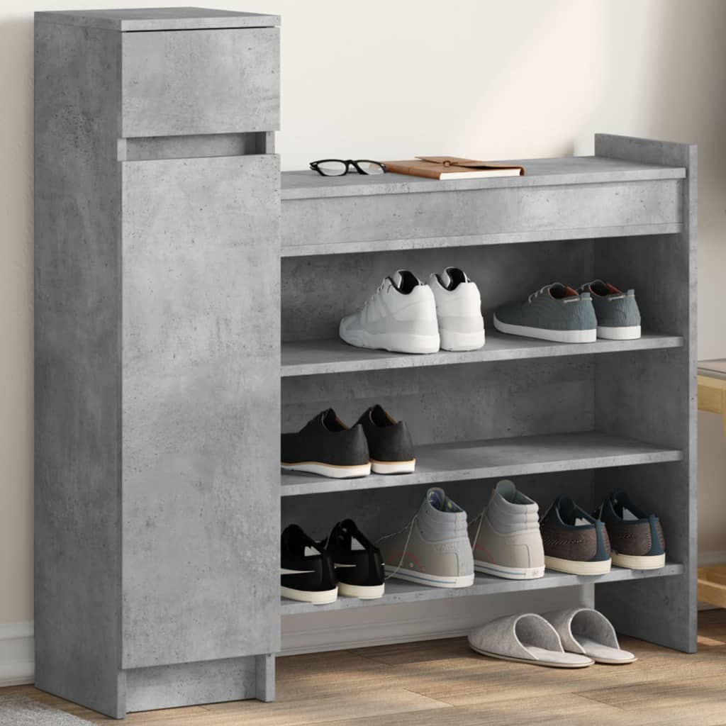 Vidaxl Cabinet da scarpe 100.5x28x100 cm Prezzo in legno elaborato