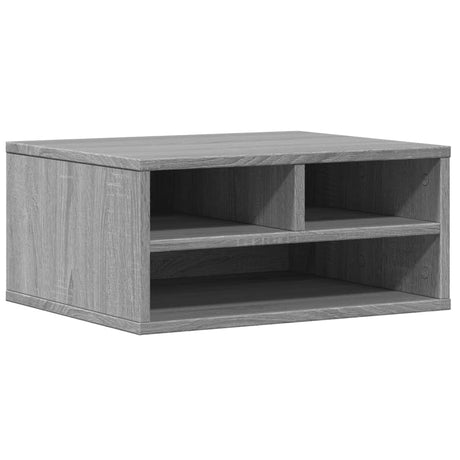 VidaXL Printerkastje 49x40x22,5 cm bewerkt hout grijs sonoma eiken