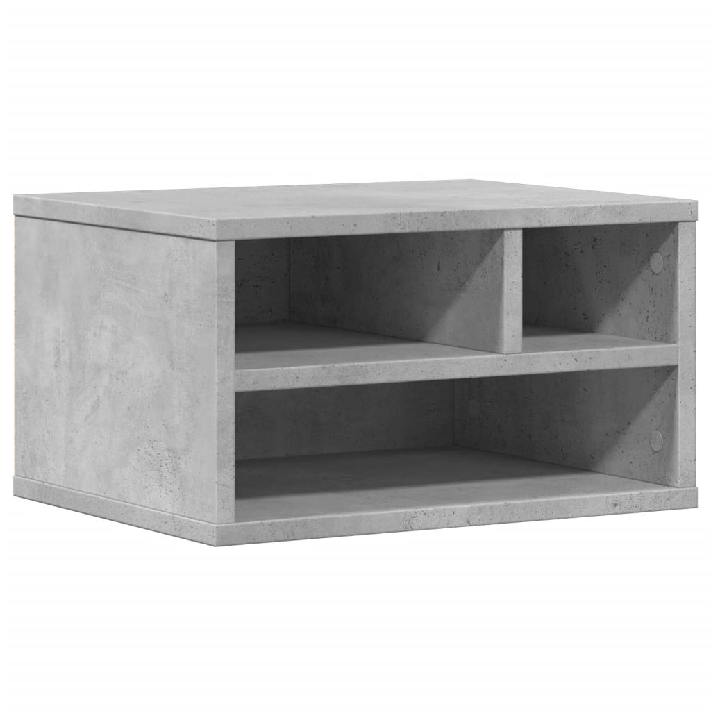 Boîte de l'imprimante Vidaxl 40x32x22.5 cm Prix de béton en bois transformé