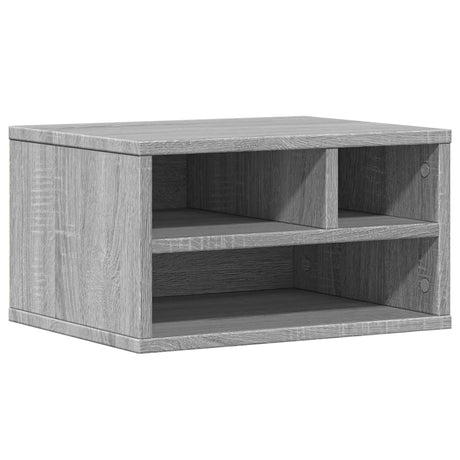 VidaXL Printerkastje 40x32x22,5 cm bewerkt hout grijs sonoma eiken