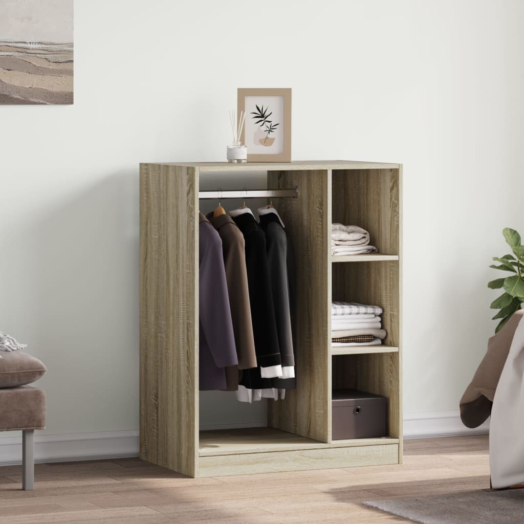 Vidaxl Wardrobe 77x48x102 CM Properted Wood Sonoma Oak Kolor