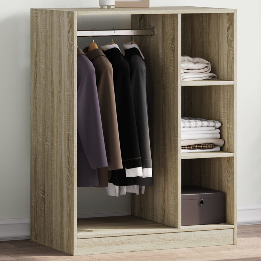 Vidaxl Wardrobe 77x48x102 CM Properted Wood Sonoma Oak Kolor