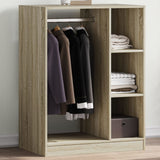 Vidaxl Garderobe 77x48x102 cm Property Wood Sonoma Oak Farvet