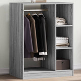 Vidaxl Garderob 77x48x102 CM Practled Wood Grey Sonoma Oak Colored