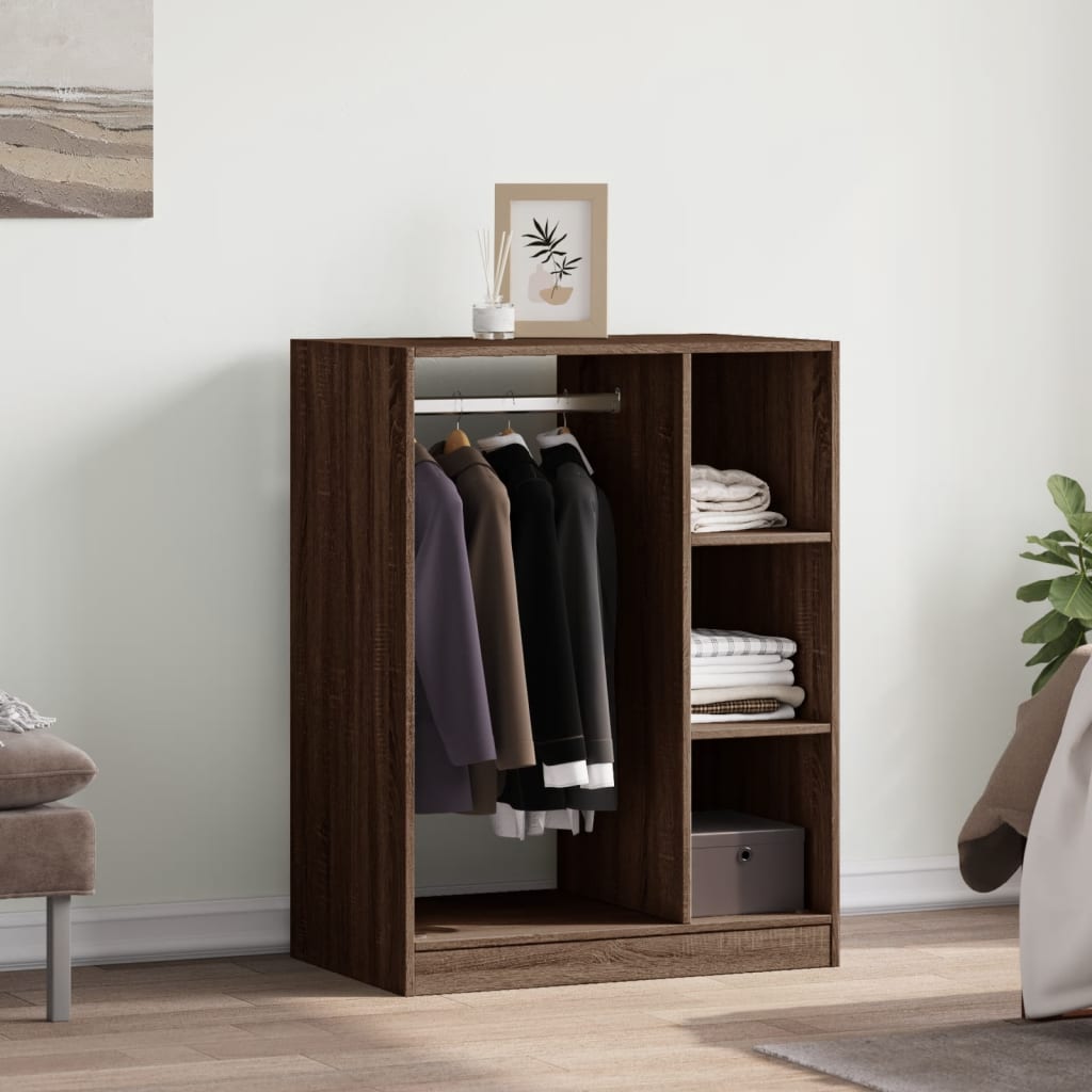 Vidaxl Wardrobe 77x48x102 cm en bois de bois en bois de bois coloré