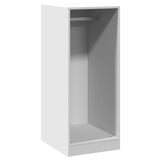 Vidaxl Garderobe 48x41x102 cm verarbeitetes Holz weiß