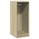 VidaXL Wardrobe 48x41X102 cm Processed Wood Sonoma Oak colored