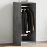 Vidaxl Wardrobe 48x41x102 cm zpracované dřevo betongrijs