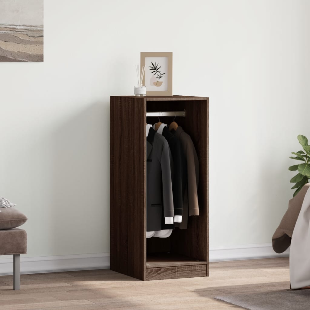 Vidaxl Wardrobe 48x41x102 Cm Practled Wood Grey Sonoma Oak Kolor