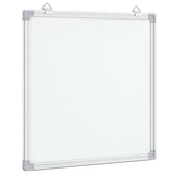 VidaXL Whiteboard magnetisch 40x40x1,7 cm aluminium