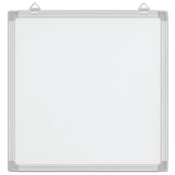 VidaXL Whiteboard magnetisch 40x40x1,7 cm aluminium